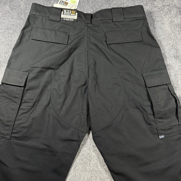 5.11 Tactical Men's Pants Ripstop TDU Relaxed Fit XL Black 74003 - Picture 15 of 16